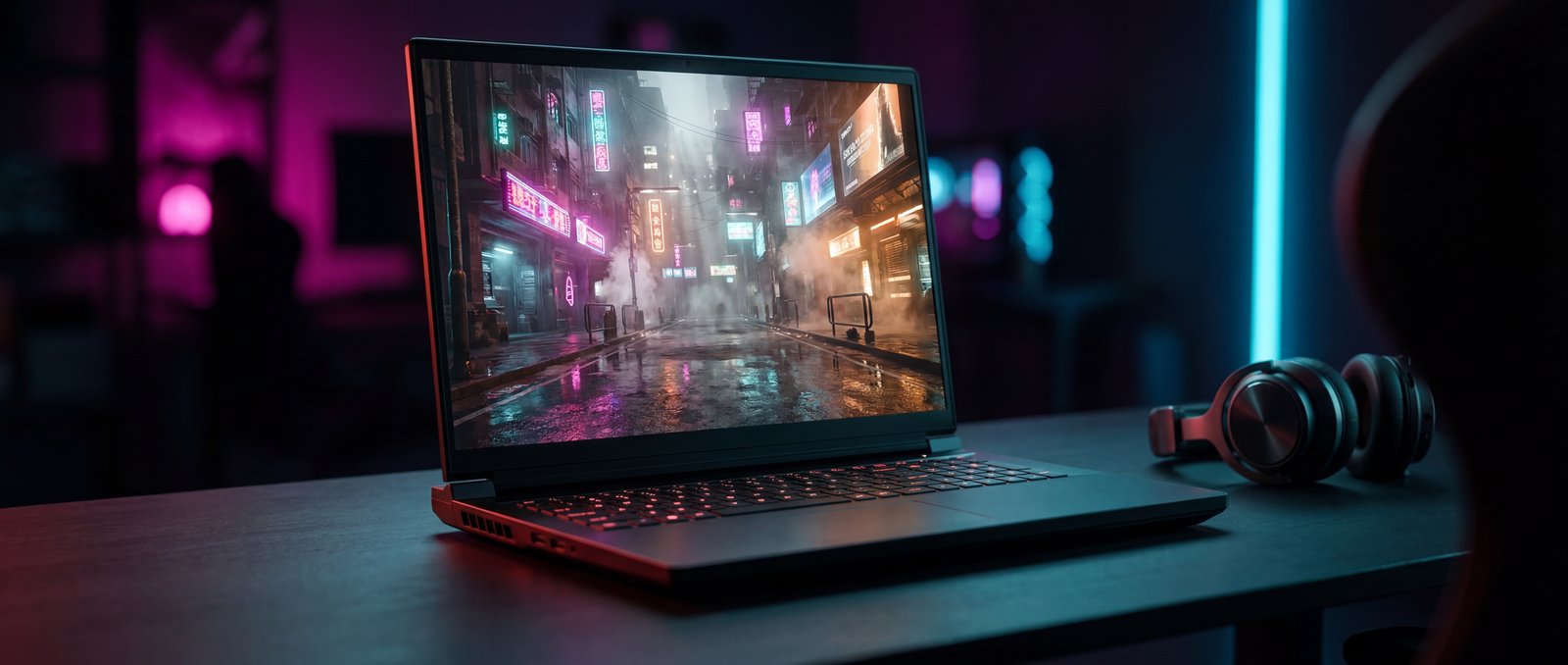 Eurocom Raptor X18 gaming setup